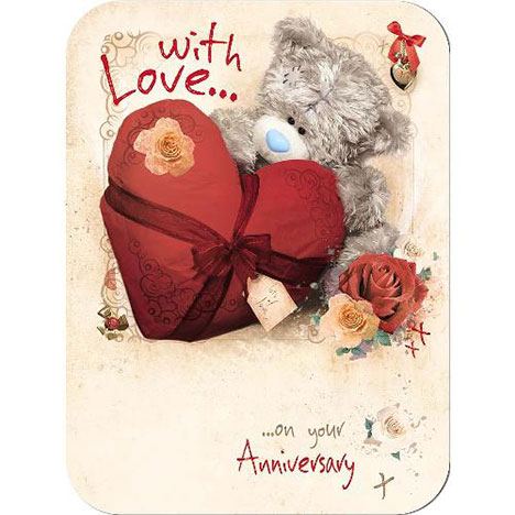 On your Anniversary Me to You Bear Card £3.59